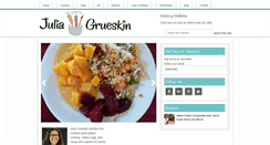 Desktop Screenshot of juliagrueskin.com