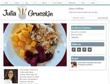 Tablet Screenshot of juliagrueskin.com